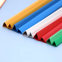 Foska Promotion : Classeur à glissière A4 à dos plat en plastique, classeur à glissière uni pour le bureau, classeur à glissière en PVC/PP pour l'école