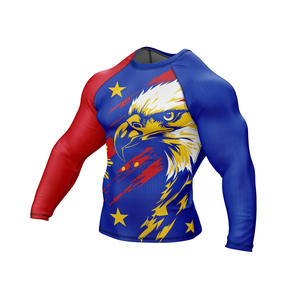 Rash Guard sur mesure pour hommes Rash Guard personnalisé de haute qualité Dernier style 2026 Logo OEM pour hommes Rash Guard - Product Image 3