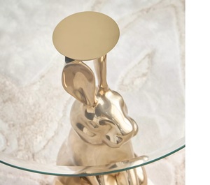 Sculpture Table design Table d'angle de salon Style unique Vente en gros Hôtel Meubles de luxe Table d'appoint fabriquée par l'Inde - Product Image 6