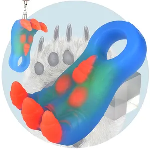 YOCY Erwachsener Bärfüße vibrierender Mühle-Spielzeugvibrator G-Spot Sex-Spielzeug für Damen Nippel vibrerende Klitoris-Stimulation Sexschleifer