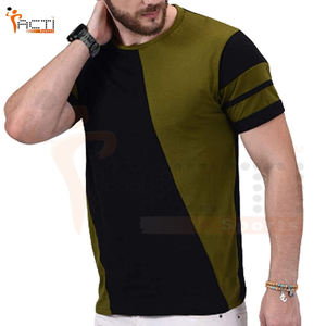 Camisetas de hombre de tamaño personalizado con diseño de patrón 220 gramos peso de tela fabricante directo en Pakistán - Product Image 1