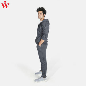 2024 dernière conception hommes Gym survêtement ODM haute qualité polaire tissu vêtements de rue Pakistan coupe-vent XXL grande taille Logo ensemble - Product Image 4