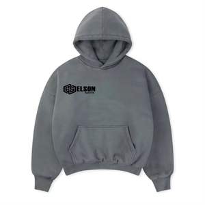 เสื้อครอปแบบมีฮู้ดสำหรับผู้ชายผ้าฝ้าย100% ระบายอากาศได้ดีมีซิปรูดแบบเรียบปักโลโก้ออกแบบได้ตามต้องการ2024 - Product Image 1