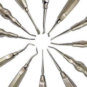 Elevadores dentales de alta calidad, elevadores de luxación de acero inoxidable, herramientas de extracción de raíces curvas, elevadores dentales - Product Image 2