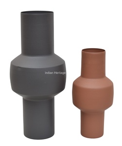 Florero de Hierro de Diseño Costero Moderno, Compacto, para Mesa, Decoración para el Hogar, Bodas y Eventos, Marca IHA, Modelo IHA24039, Venta al Por Mayor - Product Image 3