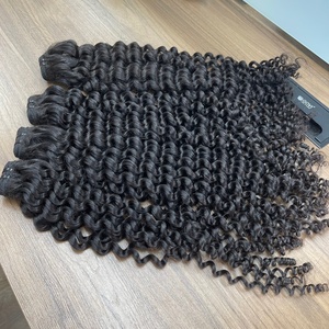 VENTE FLASH Couleur Naturelle Vietnamien Remy Extensions De Cheveux Soyeux Vague Droite Doux Styles De Cheveux Machine Trame Bundles Frisés Trame - Product Image 4