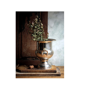 Bol de seau à glace en argent de forme ronde de la plus haute qualité sur base carrée - Product Image 6