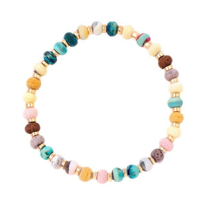 Colorful Gold Plated Boho Style Fashion <b>Beaded</b> <b>Bracelets</b> for Trendy Resale Collections - Product Image 3