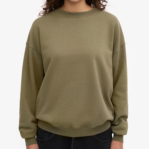 Offre Spéciale coton polaire grande taille col rond blanc femmes sweat haute qualité bouffée impression sweat à capuche et sweat-shirts personnalisés - Product Image 1