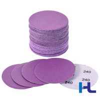 Disques abrasifs en céramique de 125 mm, 150 mm, 5 et 6 pouces, papier abrasif à crochets et boucles pour la retouche automobile