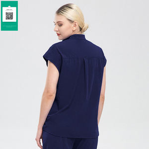 Uniforme de Enfermería de diseño de alta calidad, manga corta, buena calidad, traje de enfermera, uniforme de enfermería personalizado de algodón para mujer - Product Image 5