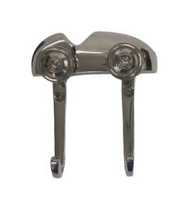 Crochet décoratif pour voiture avec support Crochets en métal nickelé Crochet multifonctionnel en métal pour porte et montage mural - Product Image 2