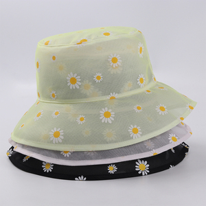 Meilleure vente ODM hiver/été Performance seau chapeau Logo personnalisé broderie respirant mignon chapeau de soleil grande élasticité éponge - Product Image 3