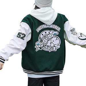 Veste Letterman haute qualité pour hommes Varsity Baseball Sleeves Double Breasted Winter Coat High Street Finished - Product Image 3