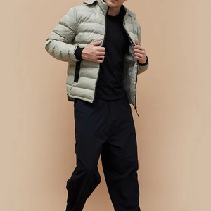Chaqueta de Plumón Impermeable y Cortavientos de Alta Calidad para Hombre, Diseño 2025, con Capucha, Logotipo Frontal Personalizable - Product Image 5