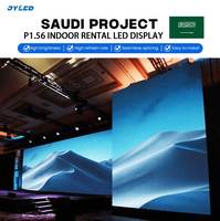 Pantalla LED de Alquiler P3.91 de 7680Hz, Gabinete de 500x500mm, Resolución 3840x2160, Brillo de 1000cd para Exhibición en Simposios Científicos
