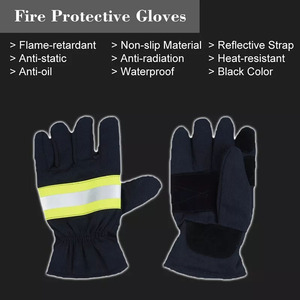 Gants de sécurité routière JNM avec sangles réfléchissantes et ampoules LED résistant aux flammes et équipement de protection contre l'incendie - Product Image 6