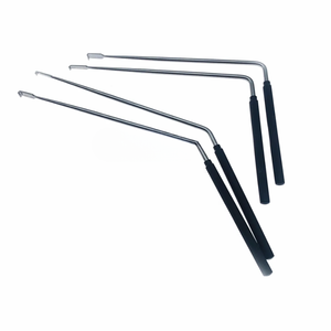 Rétracteur de crochet de racine de nerf écarteur de nerf 90 135 degrés poignée en métal noir crochet orthopédique de cerveau par Surgiright - Product Image 1