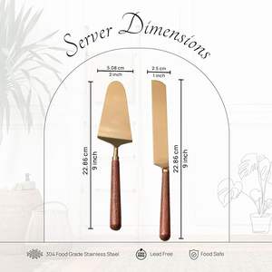 Couteau professionnel de serveur de gâteau en acier inoxydable conçu pour une manipulation facile, rendant le service de gâteau lors d'événements plus pratique - Product Image 4