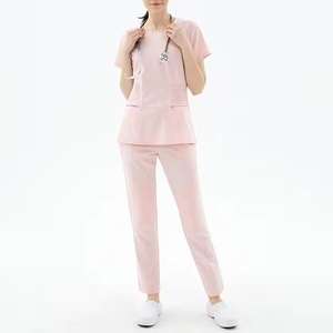 Uniformes Médicos de Enfermería al por Mayor, Personalizados, de Manga Larga, Elásticos, Tallas Grandes, Conjuntos de Uniformes de Enfermería para Mujer - Product Image 1