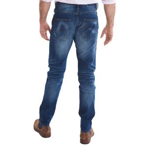 Distressed Ripped Slim Fit Cotton <b>Men</b> Outdoor Travel Streetwear <b>High</b> <b>Waist</b> Washed Denim Stylish Comfortable <b>Jeans</b> Pants - Product Image 2