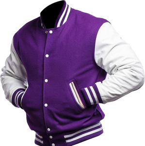Cómodas chaquetas con letras, ropa deportiva, chaqueta universitaria para hombres, chaquetas de béisbol fabricadas en Pakistán - Product Image 3