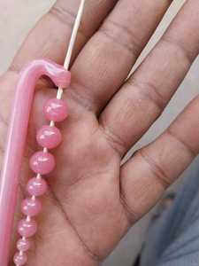 Cuentas de cristal Rosa hechas a medida de tamaño 8 mm a 12mm, ideales para diseñadores de joyas y tiendas de cuentas para reventa, pueden ser de color verde - Product Image 3