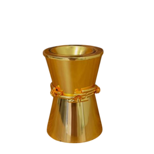 Quemador Bakhoor de Metal chapado en oro de alta calidad, difusor de fragancia para el hogar moderno y soporte de incienso para uso religioso - Product Image 1