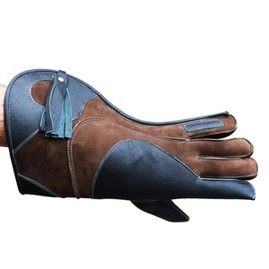 ถุงมือนิรภัยหนังแท้คุณภาพดีถุงมือจับนกอินทรี - Product Image 3