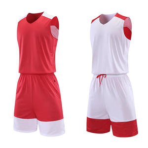 Maillots de basket-ball de couleur personnalisée, uniforme de basket-ball respirant en polyester à sublimation complète - Product Image 1