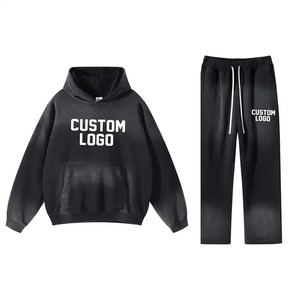 Ensemble de survêtement pour hommes avec logo personnalisé, vêtements de sport pour hommes, vêtements d'entraînement / survêtement confortable pour hommes personnalisé pour la salle de sport - Product Image 5