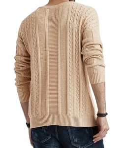 Prix raisonnable chandails en tricot pour hommes de qualité supérieure 100% coton fait nouveau Design tricoté fait vêtements d'hiver sweats - Product Image 3