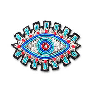 Whole Sale Best Quality New Design Bullion Wire <b>Brooches</b> Wholesale Bullion Wire <b>Brooches</b> Beautiful <b>Fashion</b> Eye <b>Brooch</b>#007436444 - Product Image 1