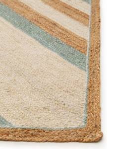 Tapis d'intérieur en jute et coton naturel tissé à la main |   Tapis de sol à motifs géométriques modernes pour salon, chambre à coucher et décoration intérieure - Product Image 2