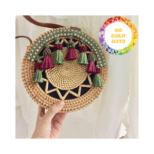 La bolsa de ratán más vendida hecha a mano de Vietnam con precio bajo y calidad superior - Product Image 1