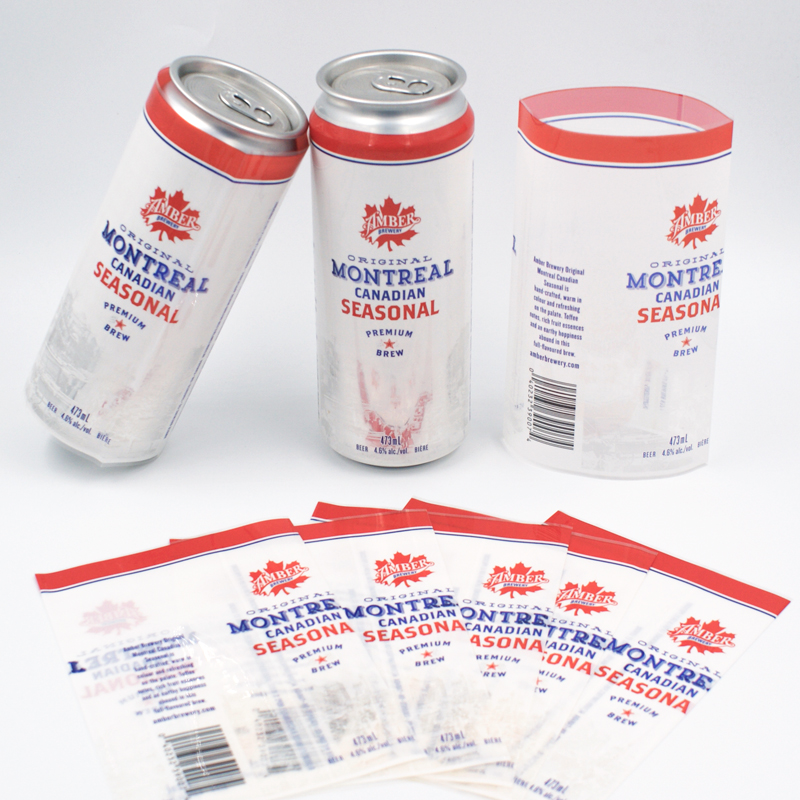 Customized Heat Shrink Sleeve Plastic Film PVC Waterproof Shrink Wrap Film for Beverage