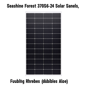 Panel Solar Seashine Forest 370S6-24 - Product Image 2