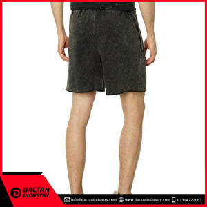 Nuevos y elegantes pantalones cortos de lavado ácido de alta calidad para hombres, precio bajo, personalizados, transpirables, de talla grande, pantalones cortos de lavado ácido para hombres - Product Image 5