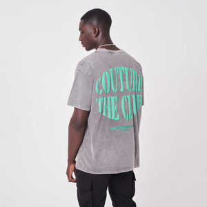 Camisetas de hombre de moda de gran tamaño 100% algodón transpirable streetwear Tasa de fábrica superior pedidos al por mayor proveedor - Product Image 2