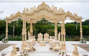 Dernier mariage Paon Mandap Set Designer Mariage Mandap Srilankan Mariage Paon Thème Mandap Australie - Product Image 2