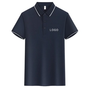 Matériau de luxe de haute qualité tissu de refroidissement respirant entreprise uniforme voyage en plein air hommes Polo T-shirt - Product Image 3