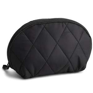 Pochette de voyage mini-dôme matelassée légère en coton premium pour femme, organiseur de maquillage personnalisé - Product Image 1