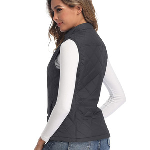 2025 chaqueta acolchada personalizada para mujer moda Vintage decorado impermeable lana medio chaleco sin mangas ropa de invierno para hombres/mujeres - Product Image 4