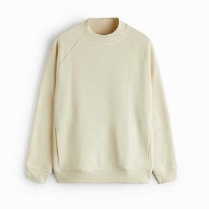 Sweat-shirts surdimensionnés de haute qualité en coton 100% personnalisés, taille plus, manches raglan, col rond, pull à capuche pour hommes - Product Image 5