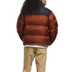 Veste matelassée personnalisée de haute qualité pour hommes, veste d'hiver imprimée, col montant, poches, motif tendance - Product Image 3