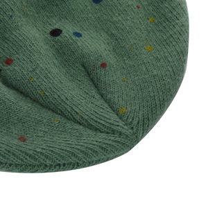 Popular suave cálido logotipo personalizado impreso acrílico liso tejido sólido gorro de invierno gorro jacquard gorro - Product Image 5