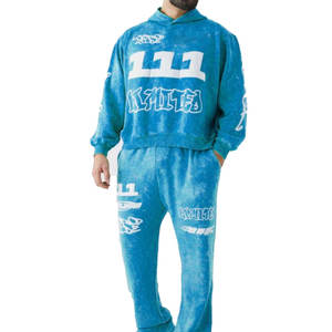 Chándal personalizado con estampado de soplo y logotipo, chándal con estampado de soplo de alta calidad, precio de venta al por mayor, chándal con estampado de soplo - Product Image 4