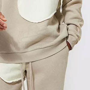 ชุดวอร์มเข้ารูปผ้าฝ้าย100% สำหรับผู้ชายชุดวอร์มเข้ารูปแบบโอเวอร์ไซส์พร้อมคุณสมบัติระบายอากาศได้ดีสำหรับฤดูหนาว - Product Image 6