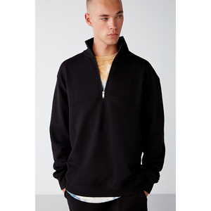 GRIMELANGE <b>Men's</b> <b>Half</b>-<b>Zip</b> <b>Fleece</b> Sweatshirt-Ultra Soft Stand Collar Regular Fit - Product Image 5