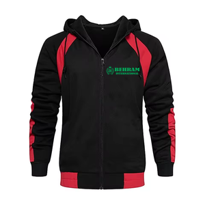 Ensemble de survêtement unisexe premium personnalisé Behram International pour l'hiver, style streetwear décontracté, avec sweat à capuche à cordon et pantalon de survêtement en molleton technique - Product Image 3